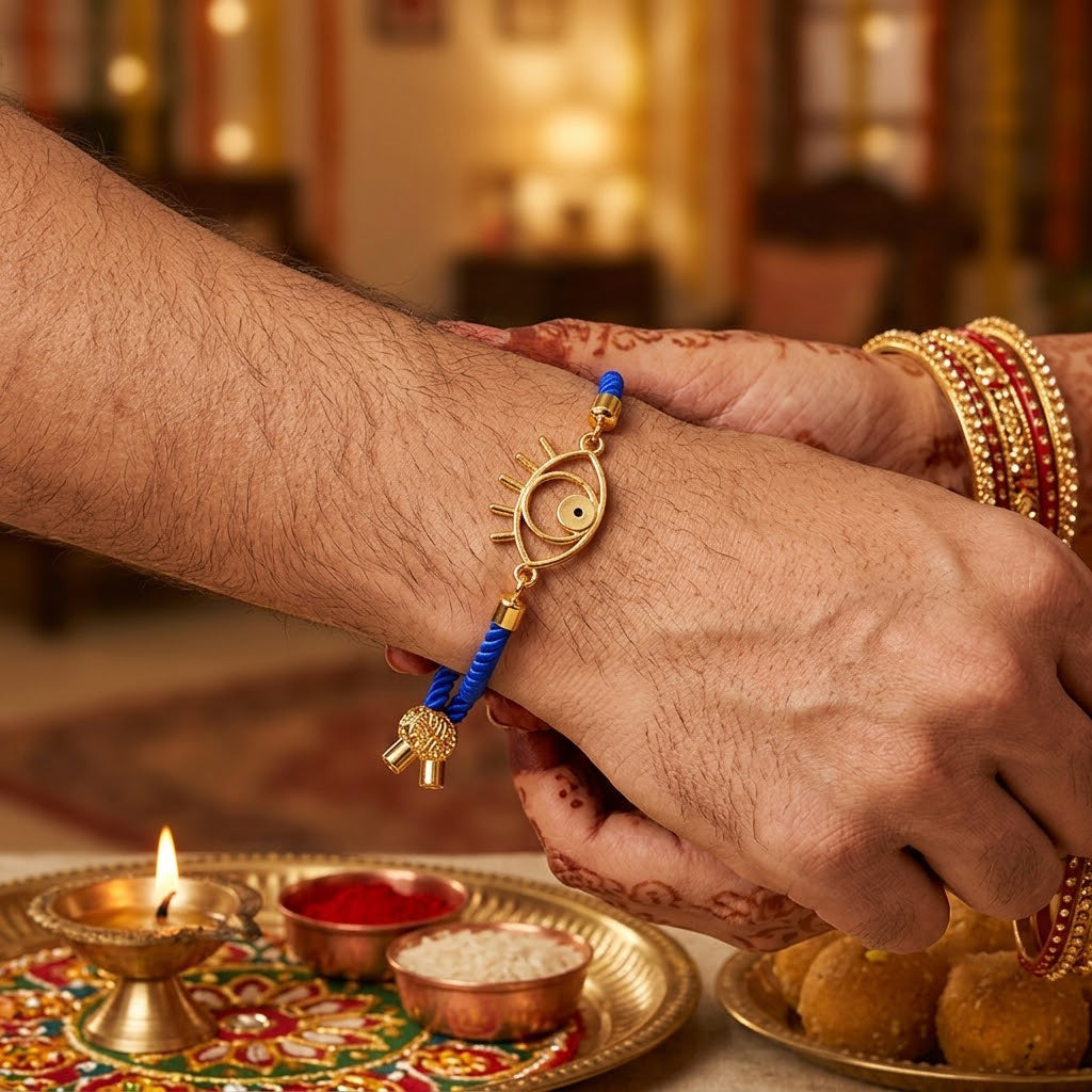 Unique Evil Eye Rakhi to Attract Luck and Ward off Evil