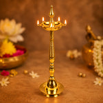 24 Inch Brass Kerala Diya Samai Lamp