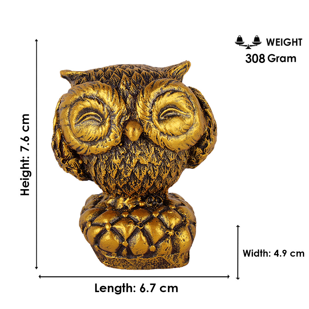 3 Wise Owls Home Decor Figurines Set