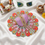 Size No.2 Heavy Stone & Thread Work Designer Laddu Gopal Dress