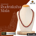 Original 8 Mukhi Rudraksha Mala – 108 Beads for Obstacle Removal, Success & Protection. India’s Premium Jap Mala Store - www.satvikstore.in 