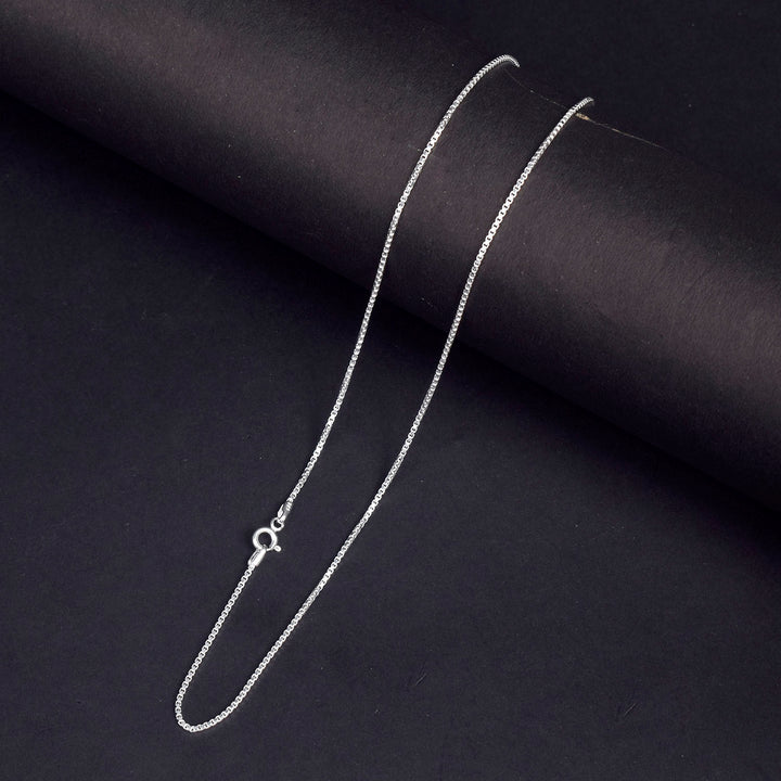 925 Pure Silver Square Link Shape Chain for Men and Women – India’s Largest Pooja Accessories Brand - www.satvikstore.in