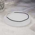 Black Onyx Anklet Stylish Spiritual Wear