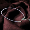 Amethyst healing stone anklet for calm, clarity, and emotional balance, India’s Largest Puja Accessories Brand- www.satvikstore.in