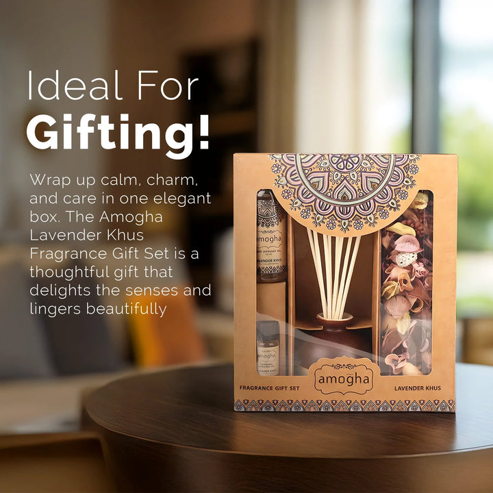 IRIS Amogha lavender and khus fragrance gift set