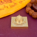 Asht Dhatu Shree Yantra crafted from eight sacred metals, radiating divine energy for wealth, success, and spiritual growth. India’s Largest Pooja Accessories Brand - www.satvikstore.in