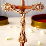 Handcrafted Brass Designer Crucifix of Jesus