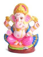 10 Inch Colorful Eco-Friendly Ganpati Idol