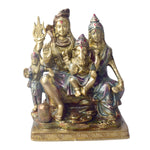 7.9 Inch Beautiful Shiv Parivaar Statue for Divine Energy
