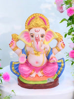10 Inch Colorful Eco-Friendly Ganpati Idol