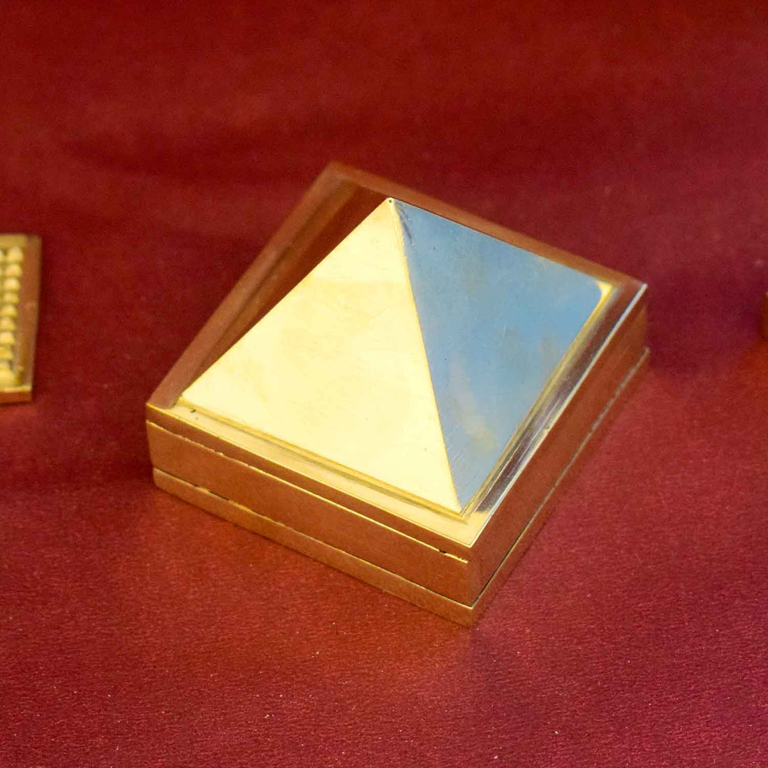 1.5 Inch Brass Pyramid for Vastu & Healing