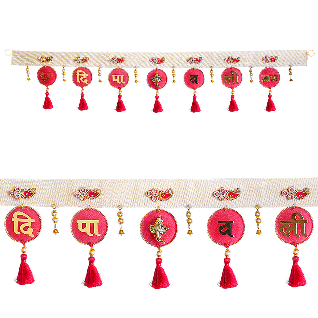 Resin Toran For Door Decoration (Pink)