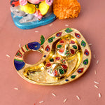 peacock design kumkum dispenser | India’s Largest Pooja Accessories Brand – www.satvikstore.in 