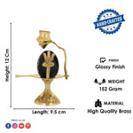 Mahadev Black Stone Shivling With Nag, Trishul, And Abhishek Patra