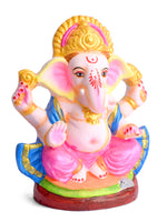 10 Inch Colorful Eco-Friendly Ganpati Idol