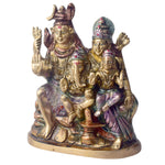 7.9 Inch Beautiful Shiv Parivaar Statue for Divine Energy