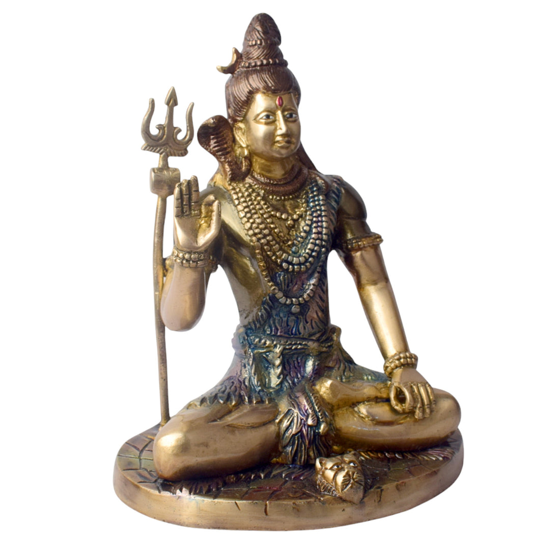 9.4 Inch Divine Brass Shiv Idol