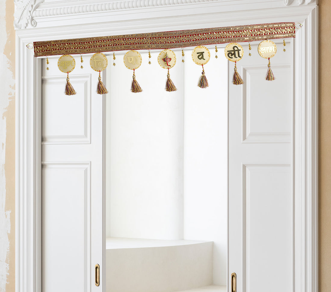 Resin Toran For Door Decoration (Golden)