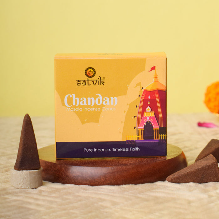 Chandan Pure Masala Incense Cones