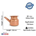 Pure Copper Kalash with Spout (Lota) for Pooja & Rituals