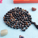 Bloodstone Agate Necklace | 8MM Beads for Chakra & Energy Healing
