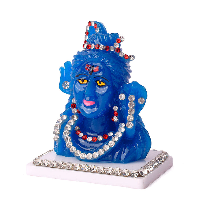 Marble Shiv (NeelKanth) Idol Puja Store Online Pooja Items Online Puja Samagri Pooja Store near me www.satvikstore.in