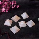 Rose Quartz Reiki Healing and Crystal Healing Stone Pyramid
