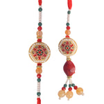 Divine Bond: Bhaiya Bhabhi Rakhi Set
