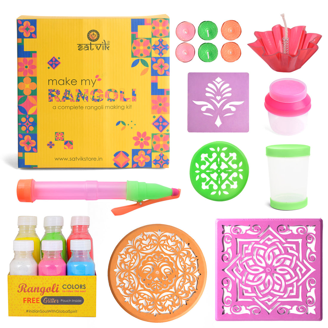 Rangoli Complete Kit: Unleash Your Creativity