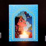 LED Deep Mala Diwali Decorations with LED Candles: Traditional Hanging Jharokha Boxes