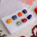 7 Chakra Tumble Stone Kit for Healing, Balance & Meditation