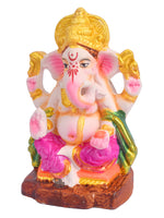 Auspicious 6-Inch Eco-Friendly Ganesha Idol