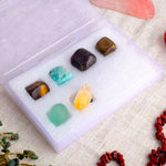 6 Wealth Tumble Stone Kit for Abundance, Luck & Prosperity