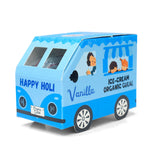 ICE-CREAME Organic Gulal Holi Colors Set of 10 with with Distinctive Car Box Packaging
