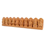 Sacred Dasavatharam Wooden Panel – Vishnu’s 10 Avatars Wall Art