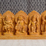 Sacred Dasavatharam Wooden Panel – Vishnu’s 10 Avatars Wall Art