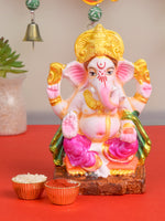 Auspicious 6-Inch Eco-Friendly Ganesha Idol