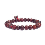 Original 8mm Red Chandan Bracelet for Strength & Spiritual Balance