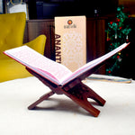 Wooden Foldable Rehal Book Stand for Pooja and Holy Books
