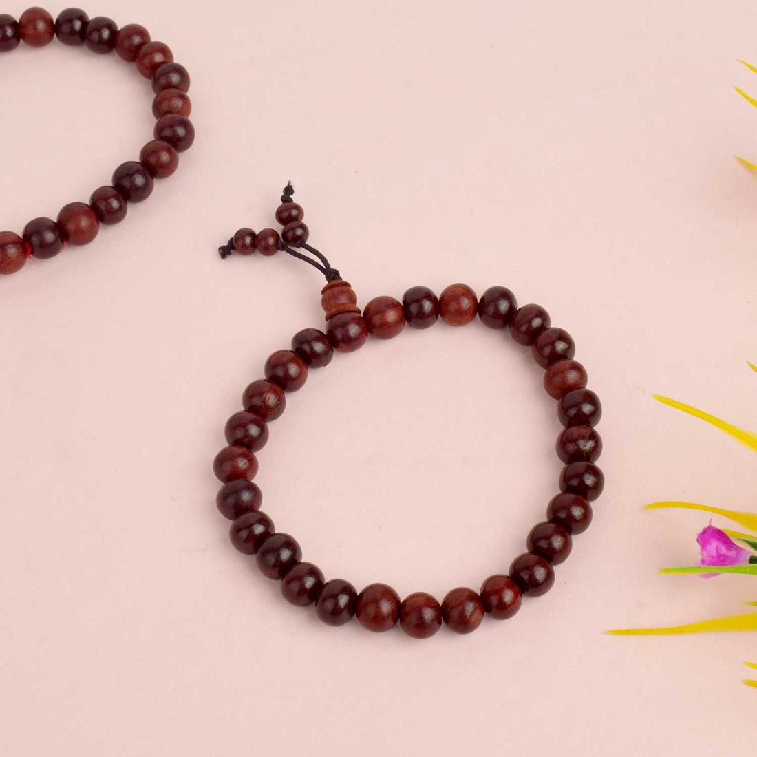 Original 10mm Red Chandan Bracelet for Strength