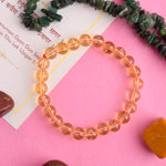 Citrine & Black Obsidian Evil Eye Bracelet Combo with Hare Krishna Hare Rama Pendant