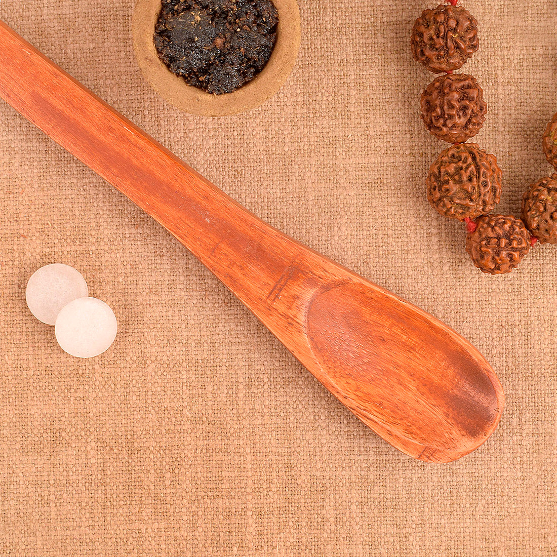 Wooden Spoon For Hawan and Pooja
