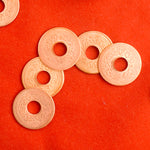 Nepali Copper Coin/Sikka with Hole (Pack of 5)