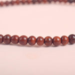 5mm Pure Red Sandalwood Jap Mala – Certified Authentic (Andhra Pradesh) Spiritual Use