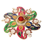 Kumkum Holder Featuring Artistic Rangoli Design