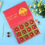 Illuminated Festivities Artisanal Clay Diyas for Diwali Set of 12