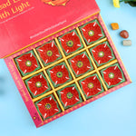Illuminated Festivities Artisanal Clay Diyas for Diwali Set of 12