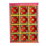 Illuminated Festivities Artisanal Clay Diyas for Diwali Set of 12