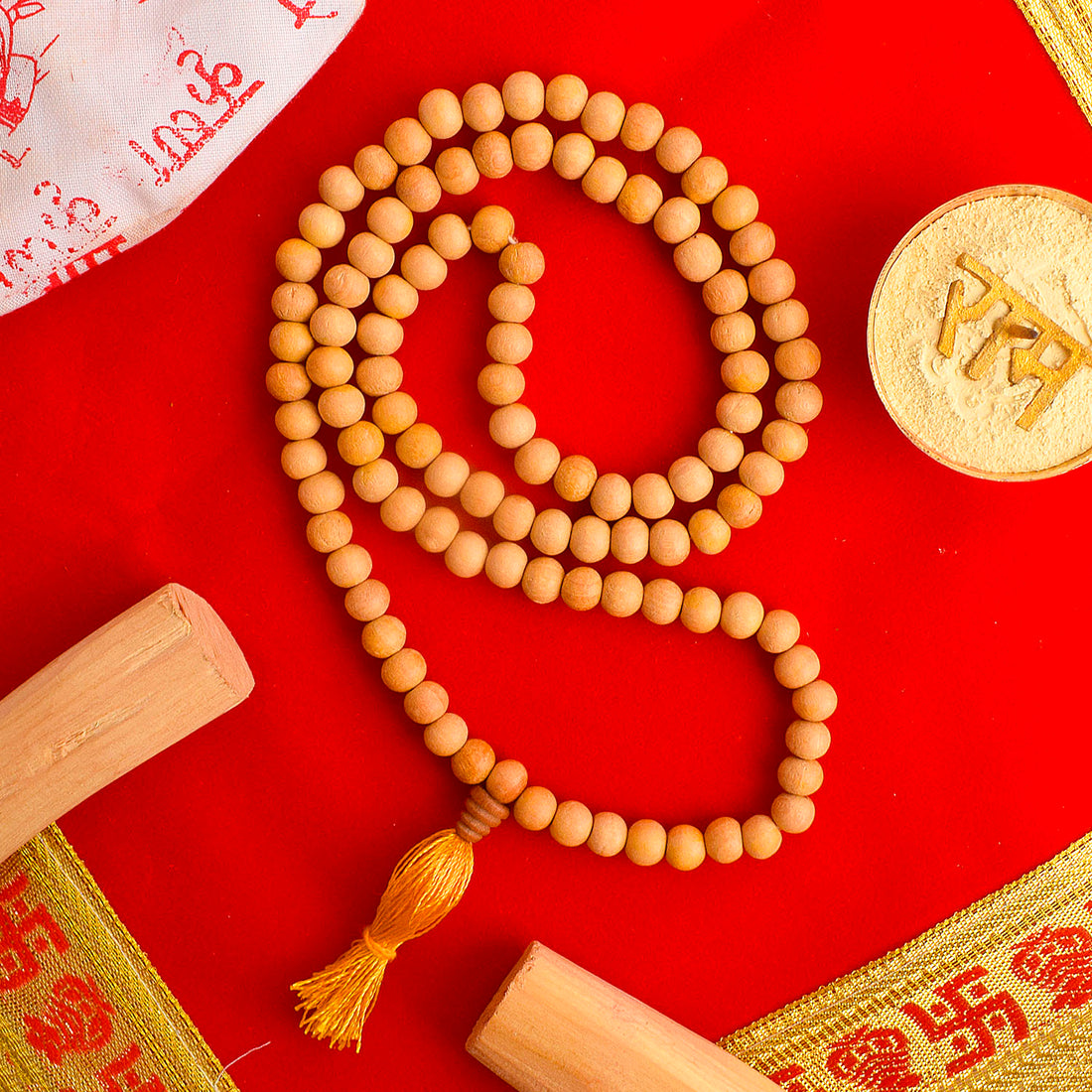 White Sandalwood Jap Mala