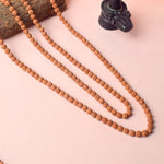 5 Mukhi Pathariya Rudraksh Mala 5mm Certified